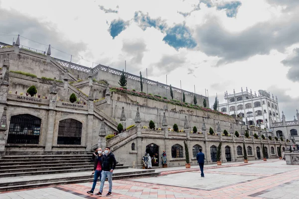 Quito Ecuador Marzo 2022 Personas Caminando Por Las Calles Quito — Foto de Stock