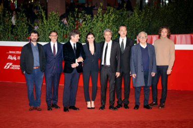 ROME, ITALY - 23 Ekim 2021 'de Roma Film Festivali' nde 