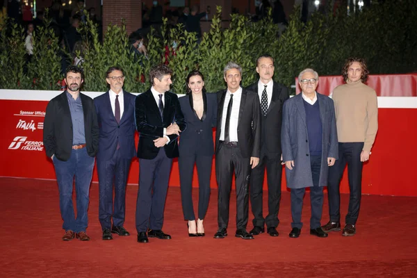 Roma Italia Octubre Miembros Del Elenco Asisten Alfombra Roja Película — Foto de Stock