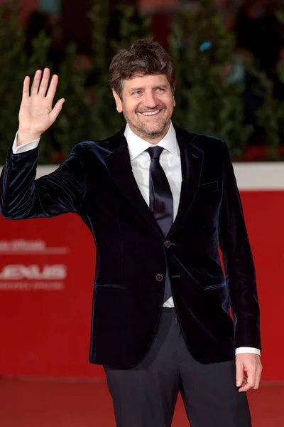 Roma Italia Octubre 2021 Fabio Luigi Asiste Alfombra Roja Película — Foto de Stock