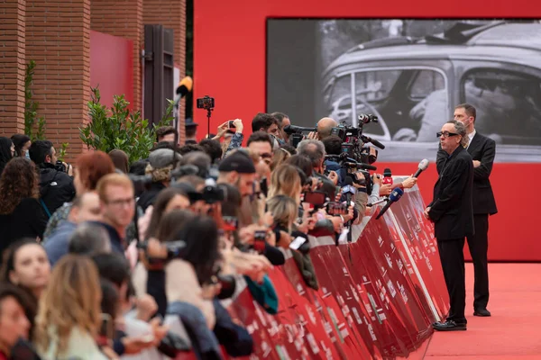 Rom Italien Oktober 2021 Den Amerikanske Regissören Tim Burton Rome — Stockfoto