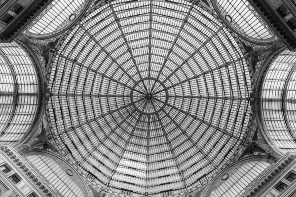 Купол Галереи Умберто Видел Изнутри Торговая Галерея Построена Неаполе Между — стоковое фото