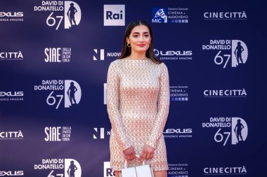 Roma, İtalya - 3 Mayıs 2022: Bataklık Rotolo, Roma 'da düzenlenen David di Donatello ödül törenine katıldı..