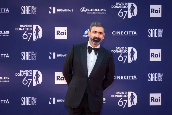 Roma, İtalya - 3 Mayıs 2022: Yuri Ancarani, Roma 'da düzenlenen David di Donatello ödül törenine katıldı..