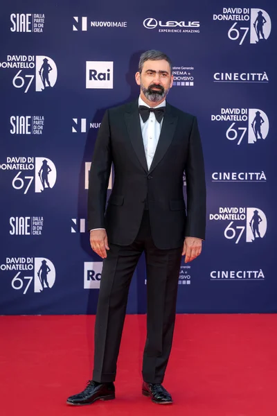 Roma, İtalya - 3 Mayıs 2022: Yuri Ancarani, Roma 'da düzenlenen David di Donatello ödül törenine katıldı..