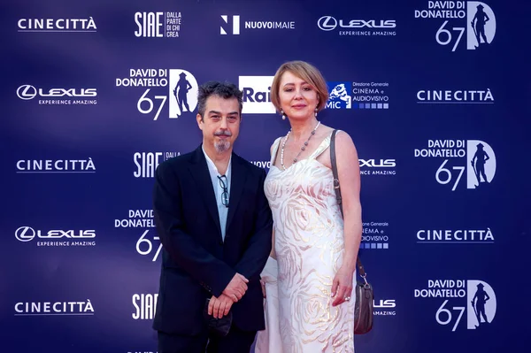 Rome Italy May 2022 Guests Attends Red Carpet David Donatello — Stockfoto