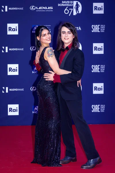 Rom Italien Maj 2022 Francesco Costabile Och Lina Siciliano Deltar — Stockfoto