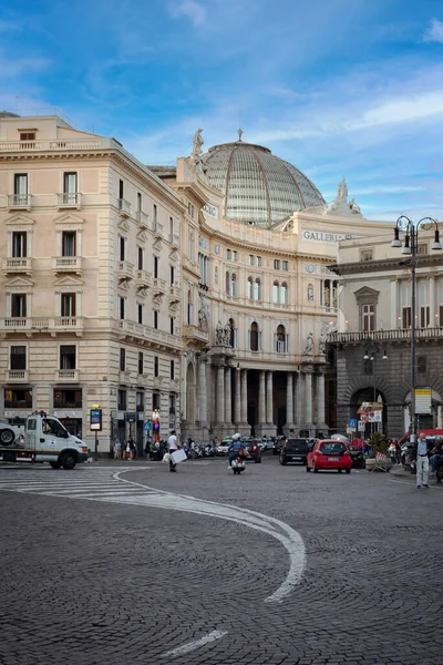 Napoli Talya Mayıs 2022 Şehrin Tarihi Merkezinde Bulunan Galleria Umberto — Stok fotoğraf