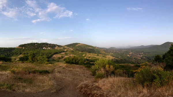 Paisaje Las Colinas Del Tusculum Tuscolo Una Montaña Volcánica Las — Foto de Stock