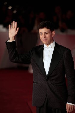 Roma, İtalya - 13 Ekim 2022: İtalyan aktör Francesco Centorame, Roma Film Festivali sırasında 