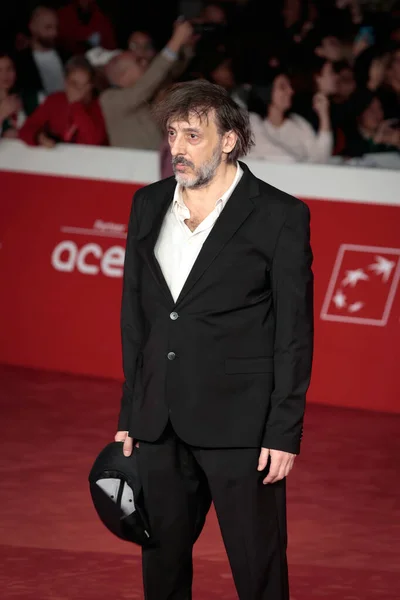 Rom Italien Oktober 2022 Der Italienische Schauspieler Massimo Ceccherini Besucht — Stockfoto