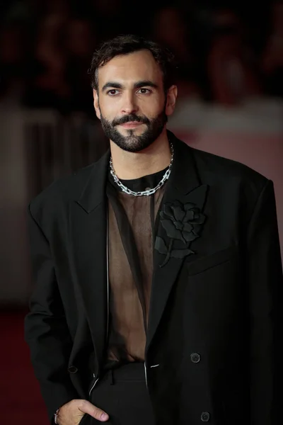 Rome Italie Octobre 2022 Chanteur Italien Marco Mengoni Assiste Tapis — Photo