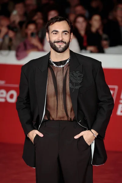 Rom Italien Oktober 2022 Italienska Sångerskan Marco Mengoni Deltar Den — Stockfoto