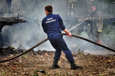 Barnaul, Rusya - 24 Mayıs 2019. Rus 