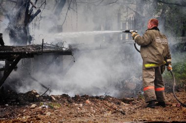 Barnaul, Rusya - 24 Mayıs 2019. Rus 