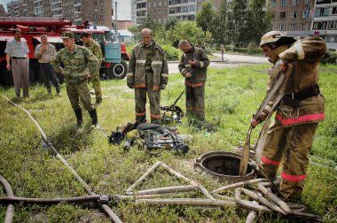 Barnaul, Rusya - 24 Mayıs 2019. Rus 