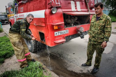 Barnaul, Rusya - 24 Mayıs 2019. Rus 