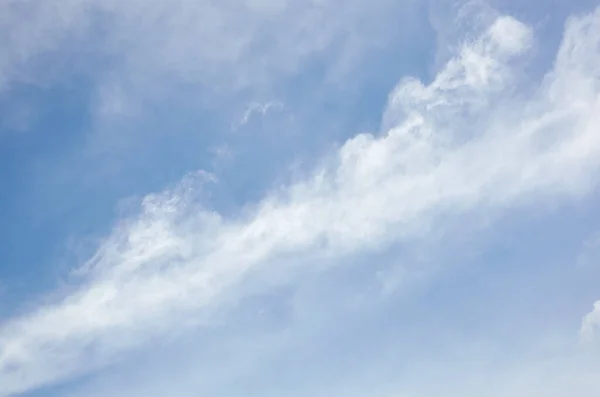 Abstract image of blurred sky. Blue sky background with cumulus clouds