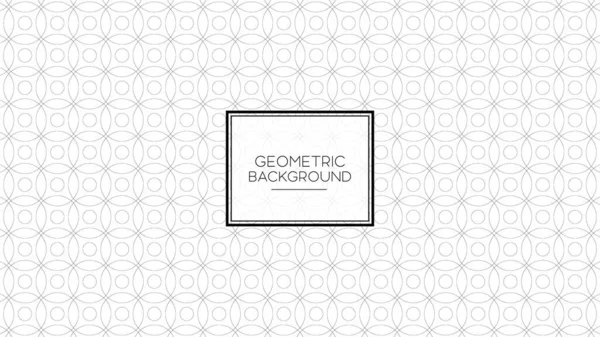 Witte Achtergrond Met Zwarte Gebogen Lijnvormen Geometrische Vormen Textuur Herhaal — Stockvector