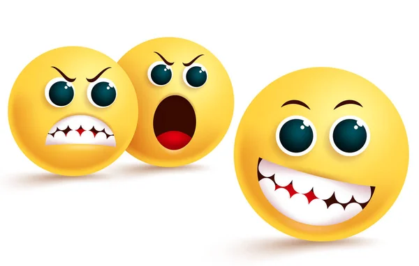 Emoji Inveja Design Vetor Confiança Smiley Emoticon Bobo Provocando Expressão —  Vetores de Stock