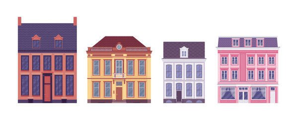 Жилой дом в таунхаусе в традиционном классическом стиле