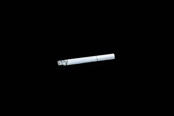 White Cigarette Isolated White Background Harmful Habit Health Pollution Environment — Stockfoto