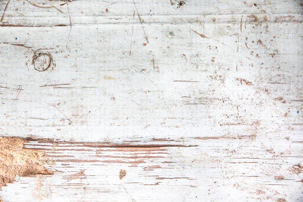 Old wooden texture. Scratches background. Vintage rough weathered surface.