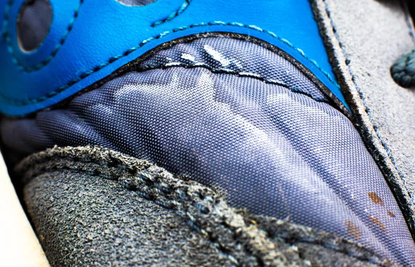 Dirty Shoes Damaged Protruding Salt — Foto Stock