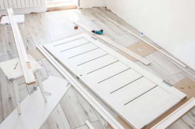 Installing the doors. Repair works. Maintenance in the apartment.