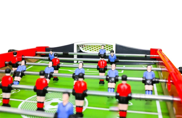 Table Football Isolated White Background — Stok fotoğraf