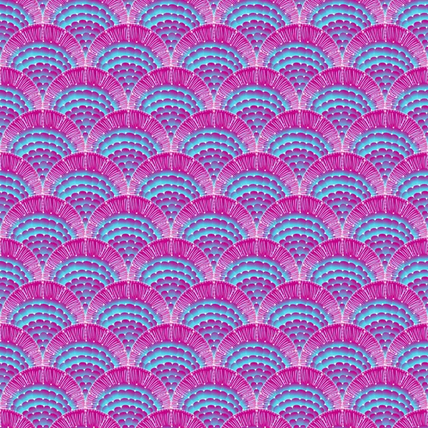 Масштаб Плоско Голубой Бесшовный Рисунок Текстурированный Фон Текстиля Обоев Обертывания — стоковый вектор