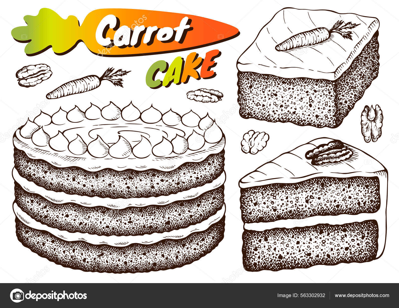 Cake Sketch PNG Vector PSD and Clipart With Transparent Background for  Free Download  Pngtree