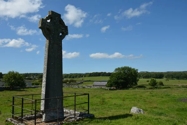 Kilfenora County Clare Irlanda Agosto 2019 Vecchia Croce Alta Kilfenora — Foto Stock