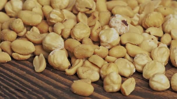 Hazelnut Roasted Salted Peanut — Vídeo de stock