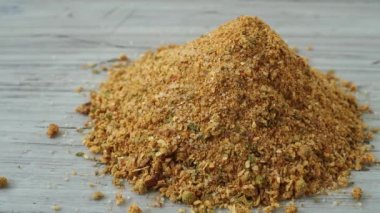 Mixture of spices for barbecue. Dried spice mix.
