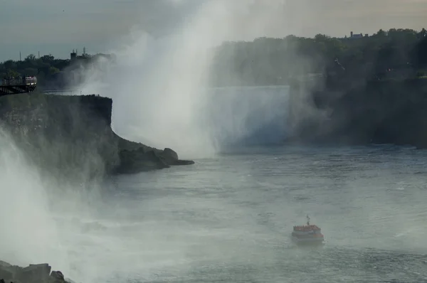 Niagara Valt Van Regenboogbrug — Stockfoto