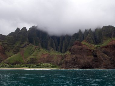 Hawaii 'deki okyanus manzarası
