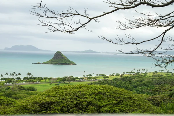 View Chinaman Hat Pacific Ocean Hawaii — Stock Photo, Image