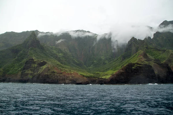 Vista Del Sitio Histórico Desde Océano Hawaii — Foto de Stock