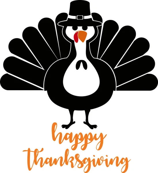 Turquie Set Pour Thanksgiving Différents Événements Sur Fond Blanc Vecteur — Image vectorielle