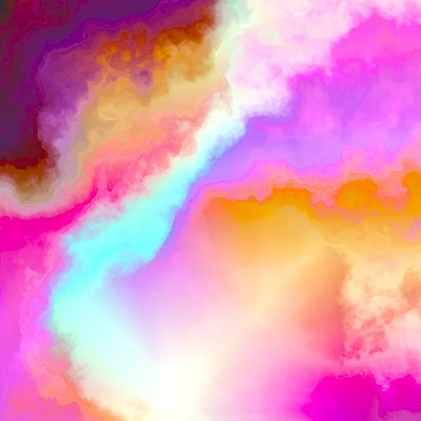 Digitally Created Artistic Colorful Texture Resembling Marble Gemstone Dreamy Space — стоковое фото