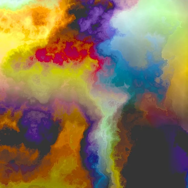 Dijital Olarak Yaratılmış Sanatsal Renkli Bir Doku Mermer Taşı Rüya — Stok fotoğraf