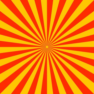 Düz minimalist, güneş patlaması ışınları ile geçmişe dönük basit bir tasarım.