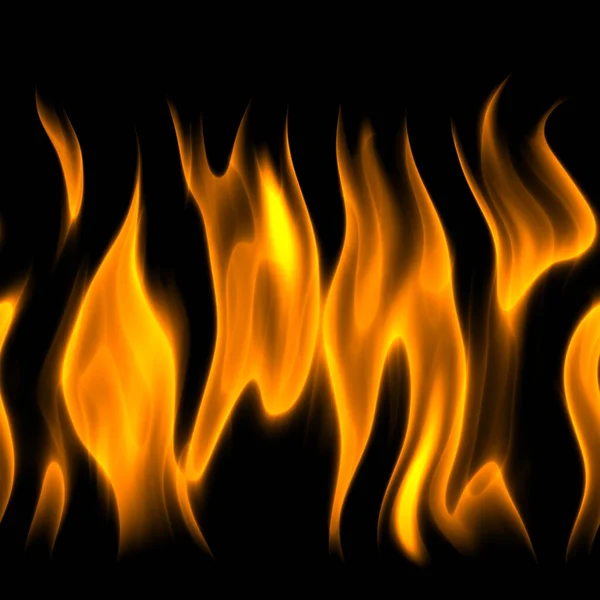 Hořící Horké Bezešvé Pozadí Design Hořícím Ohněm Efekt — Stock fotografie