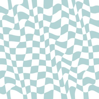 Eğlenceli, minimalist, eski tarz eğri büğrü ve dalgalı soyut arka plan tasarımı.