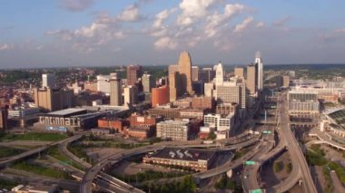 Cincinnati, Ohio 'nun havadan görünüşü