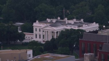 Washington, D.C. 2017 dolaylarında, Beyaz Saray 'ın havadan görünüşü. Cineflex ve RED Epic-W Helyum ile çekilmiştir..