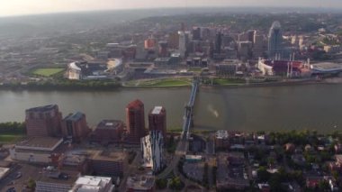 Cincinnati, Ohio 'nun havadan görünüşü