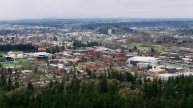 Eugene, Oregon 'un havadan görünüşü