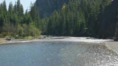 Montana 'daki güzel doğa manzarası, ABD' nin Highland hava görüntüleri.